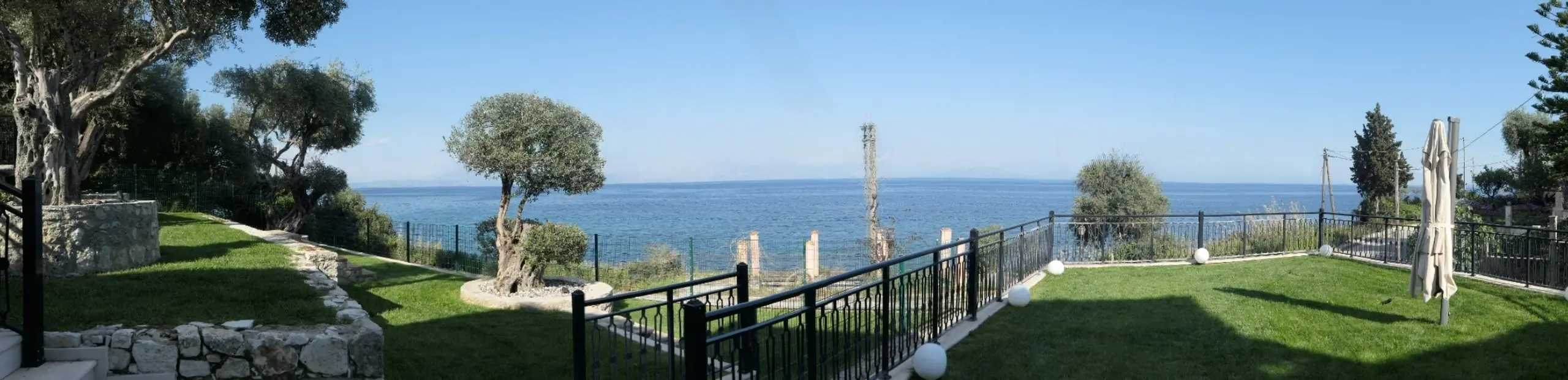 Chillout Luxury Apartments Korfu – Panorama Olivenhain und Ionisches Meer